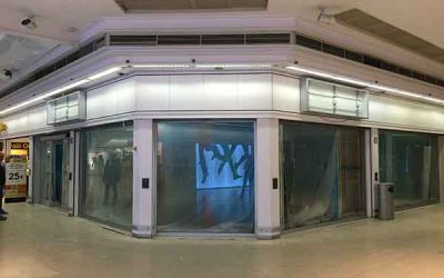 Sede Dental Pro Bologna: nuove vetrine e porta automatica